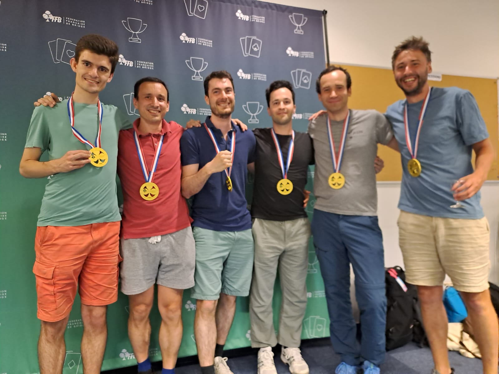 Les joueurs du QFJB champions de France 2025 en Open Par 4 Performance